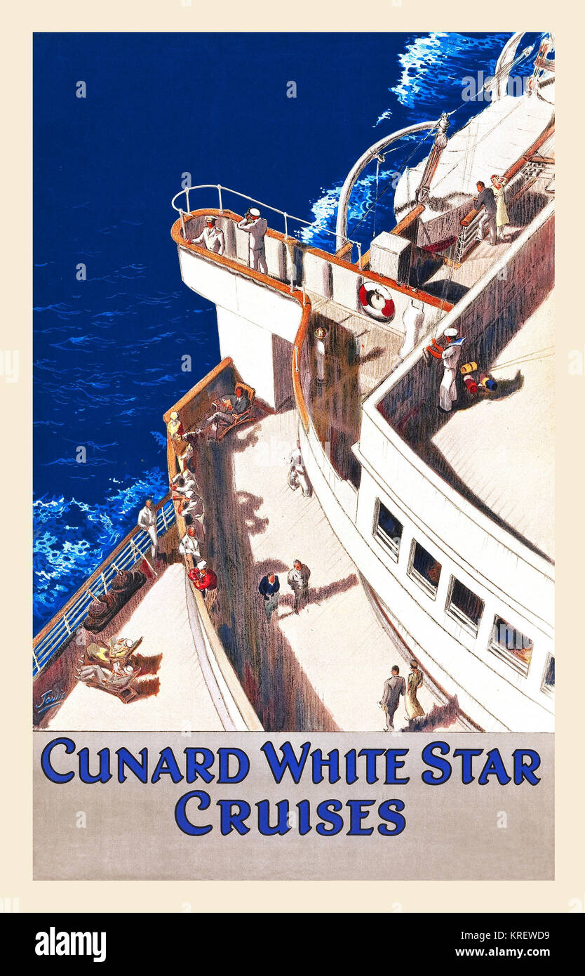 Cunard White Star Line Stockfoto