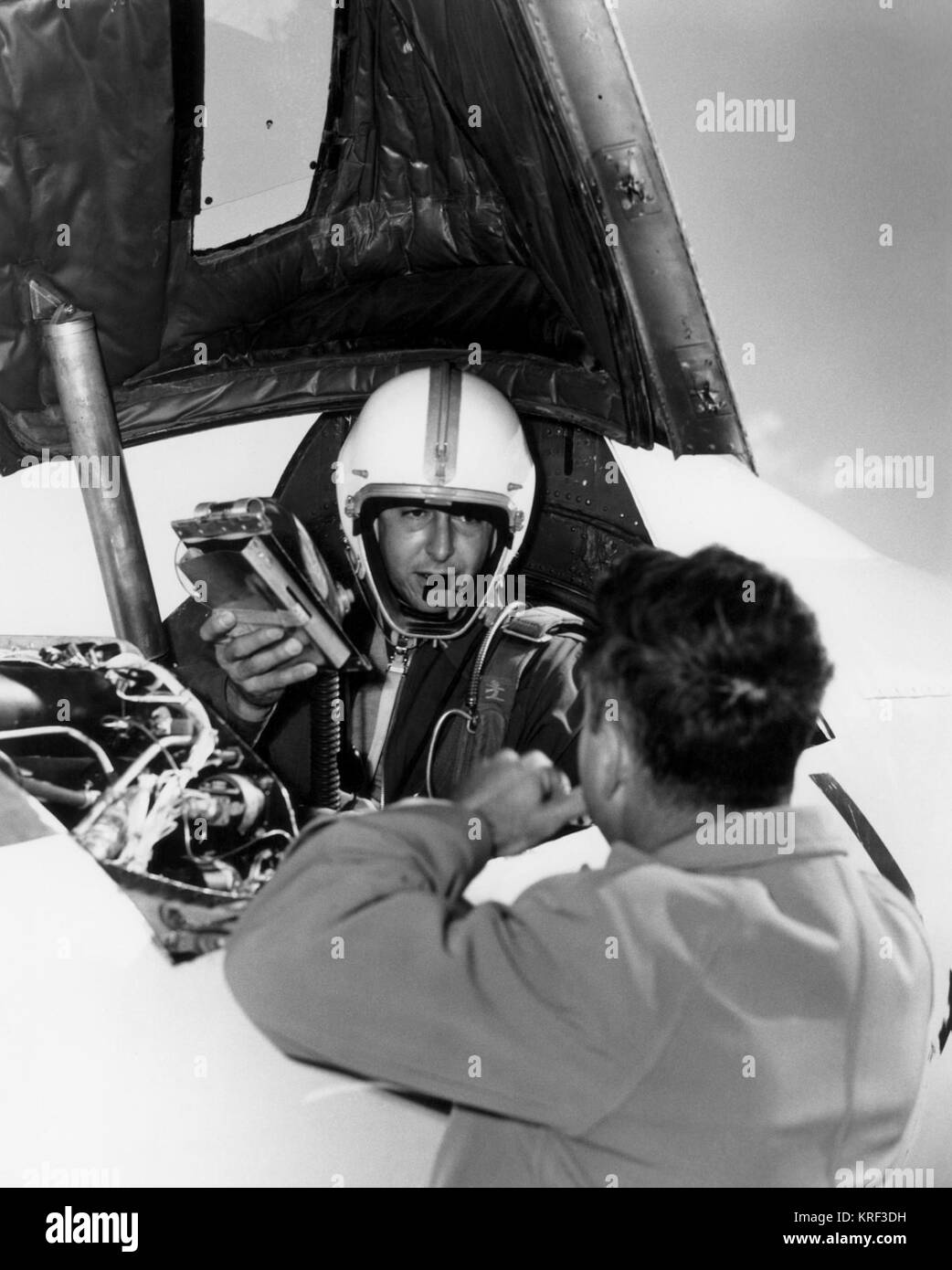 Scott Crossfield und D -558-2, 20. November 1953 Stockfoto