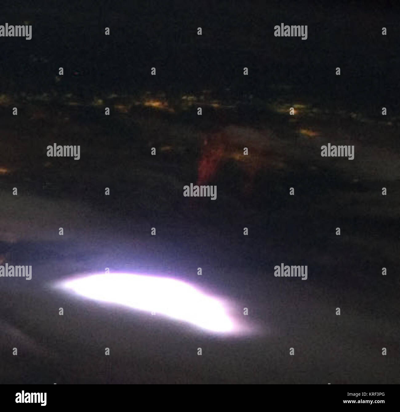 Sprite von ISS 28 29 7/8 Stockfoto