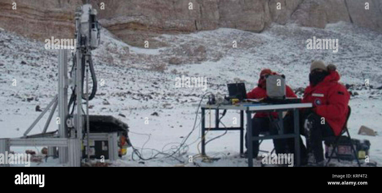 Icebreaker Leben bohren Mission zum Mars jpg Stockfoto Icebreaker Leben bohren Mission zum Mars jpg Stockfoto