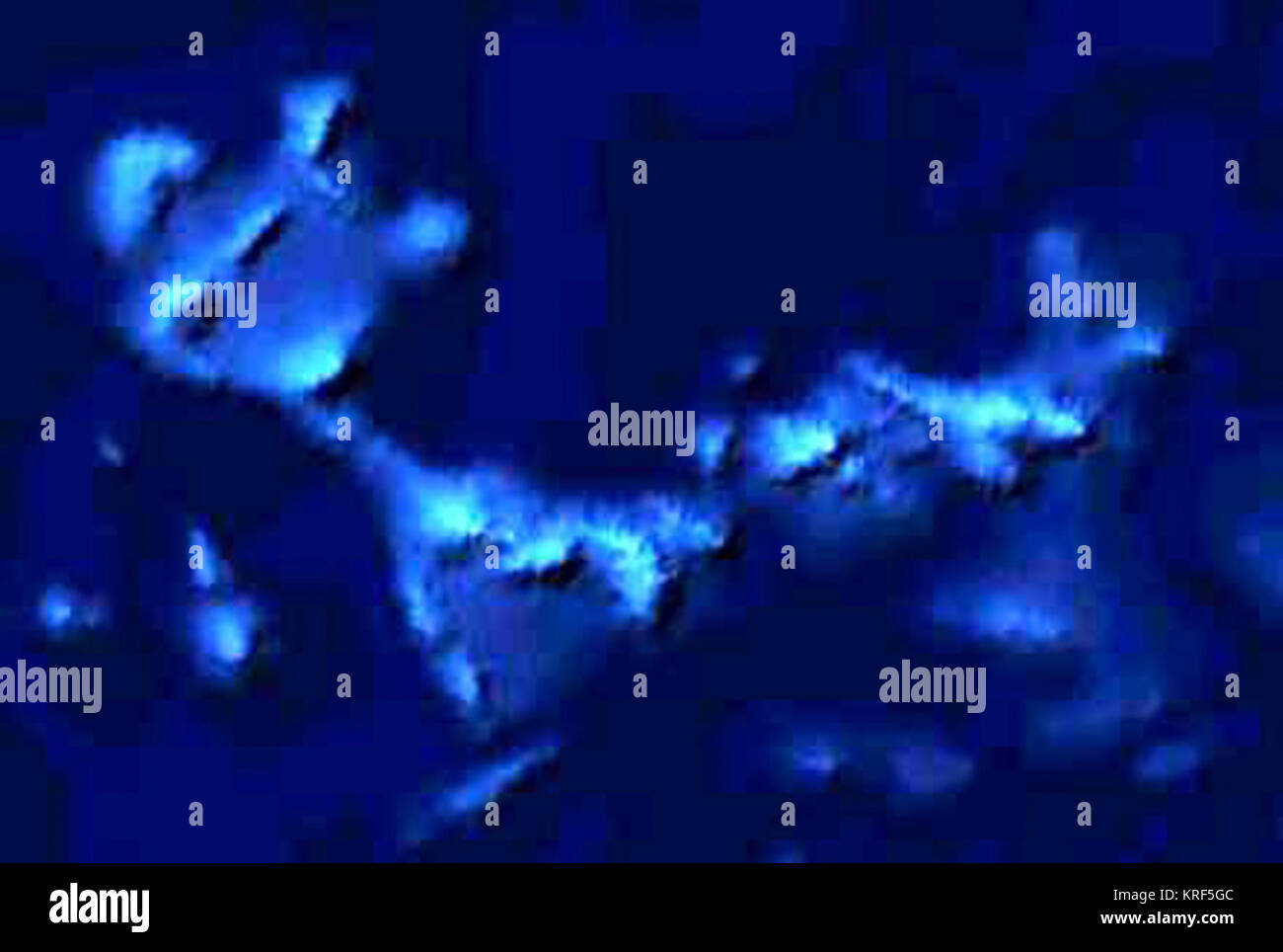 Ecke Aufstieg Seamounts Stockfoto