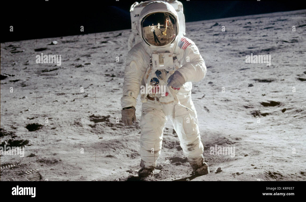Aldrin Apollo 11 Erntegut Stockfoto