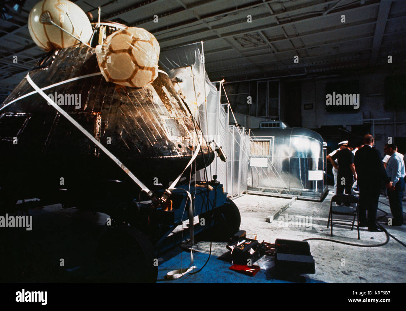 Apollo 11 cm & 1 von monolithischen Quarzfiltern Stockfoto