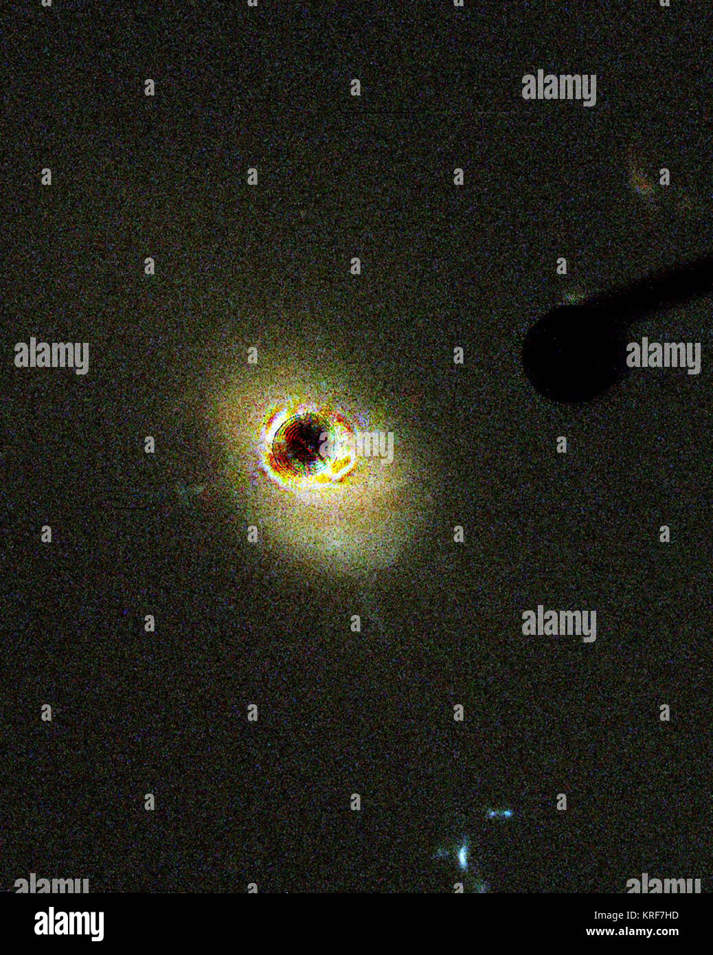 IDL-TIFF-Datei Quasar 3C 273 Stockfoto