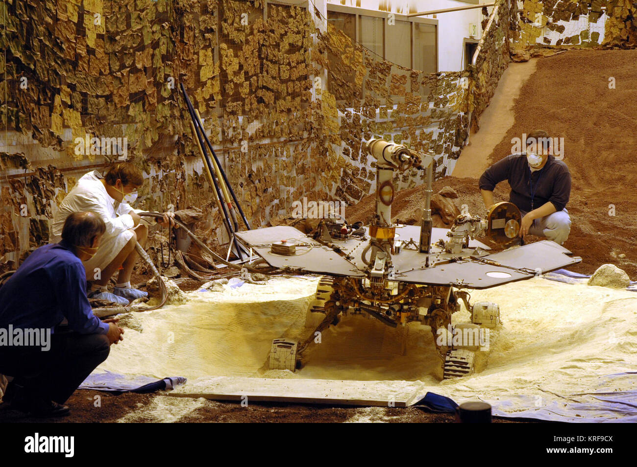 Mars Rover test Stockfoto