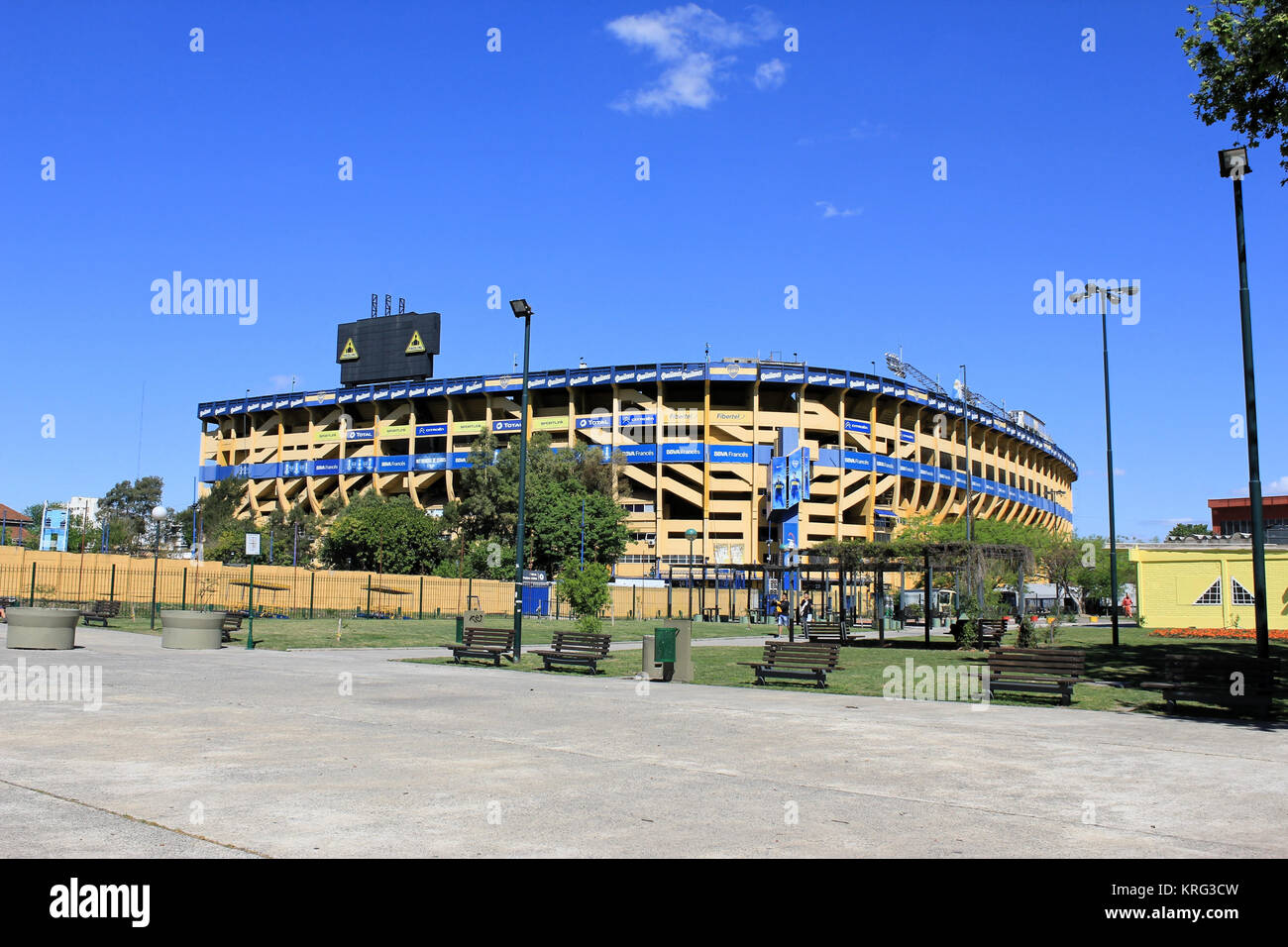 Alberto J. Armando Stadion, La Boca, Buenos Aires. Stockfoto
