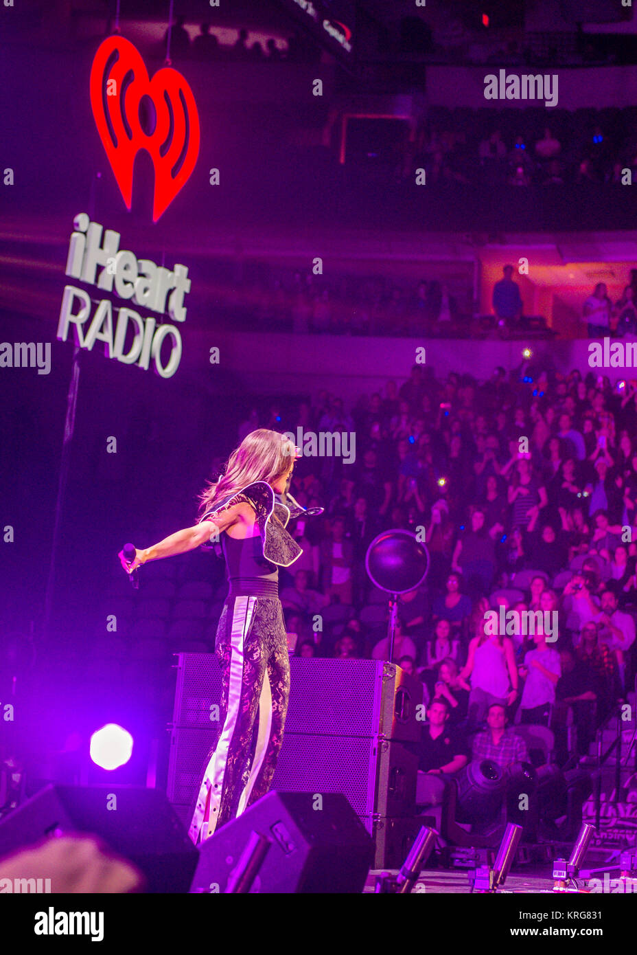 Sänger Hailee Steinfeld bei iHeartRadio Jingle Ball am 28. November 2017 in Dallas, Texas. Stockfoto