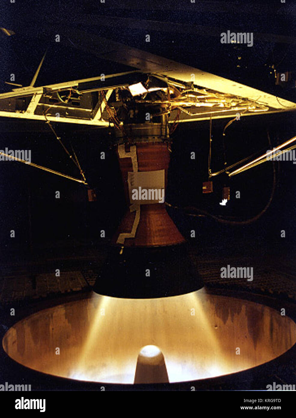 Rakete abfeuern Stockfoto