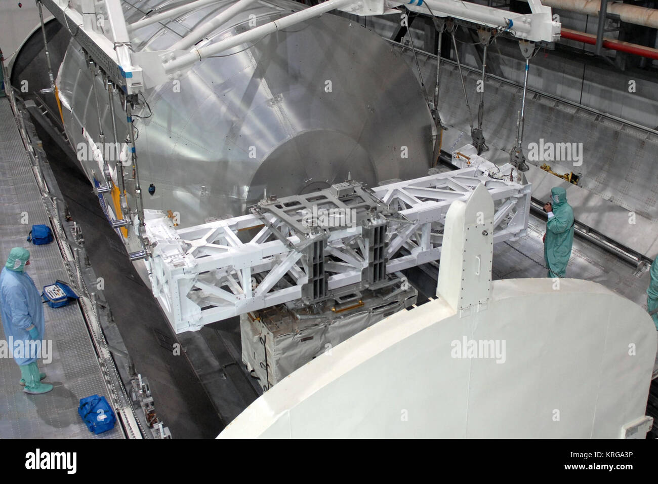 STS126 MPLM Leonardo und LMC Stockfotografie Alamy