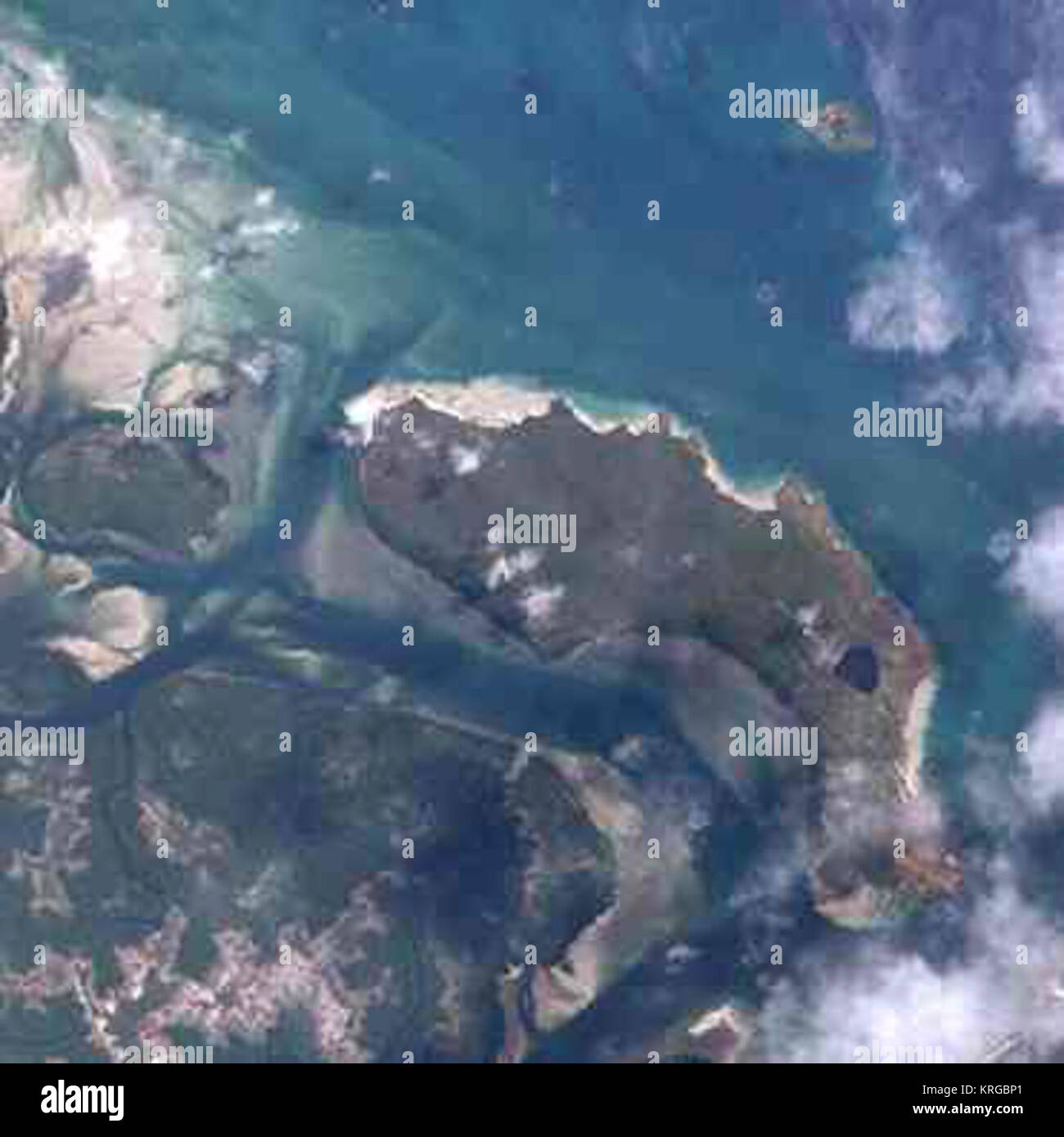 Turtle Head Island 28 Landsat, 29. Stockfoto
