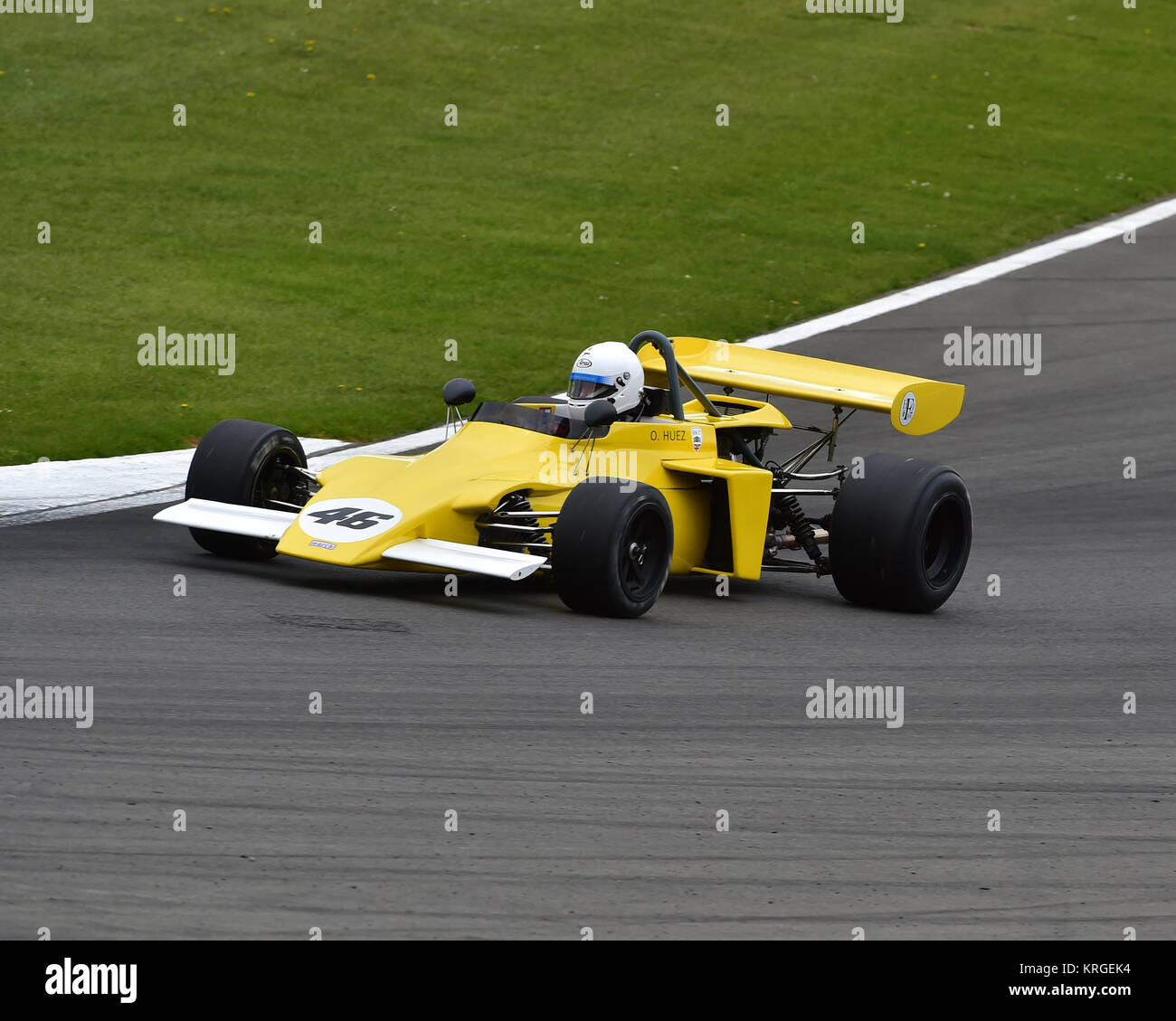 Olivier Huez, März 722, historischen Formel 2, internationalen FIA Rennserien, Donington historische Festival, 2017, Rennsport, Motorsport, Motorsport, Stockfoto