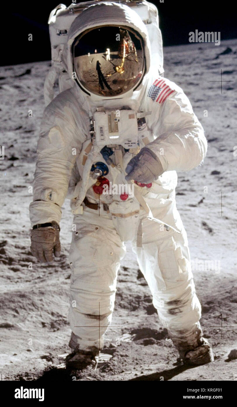 Aldrin Apollo 11 7/8 Stockfoto