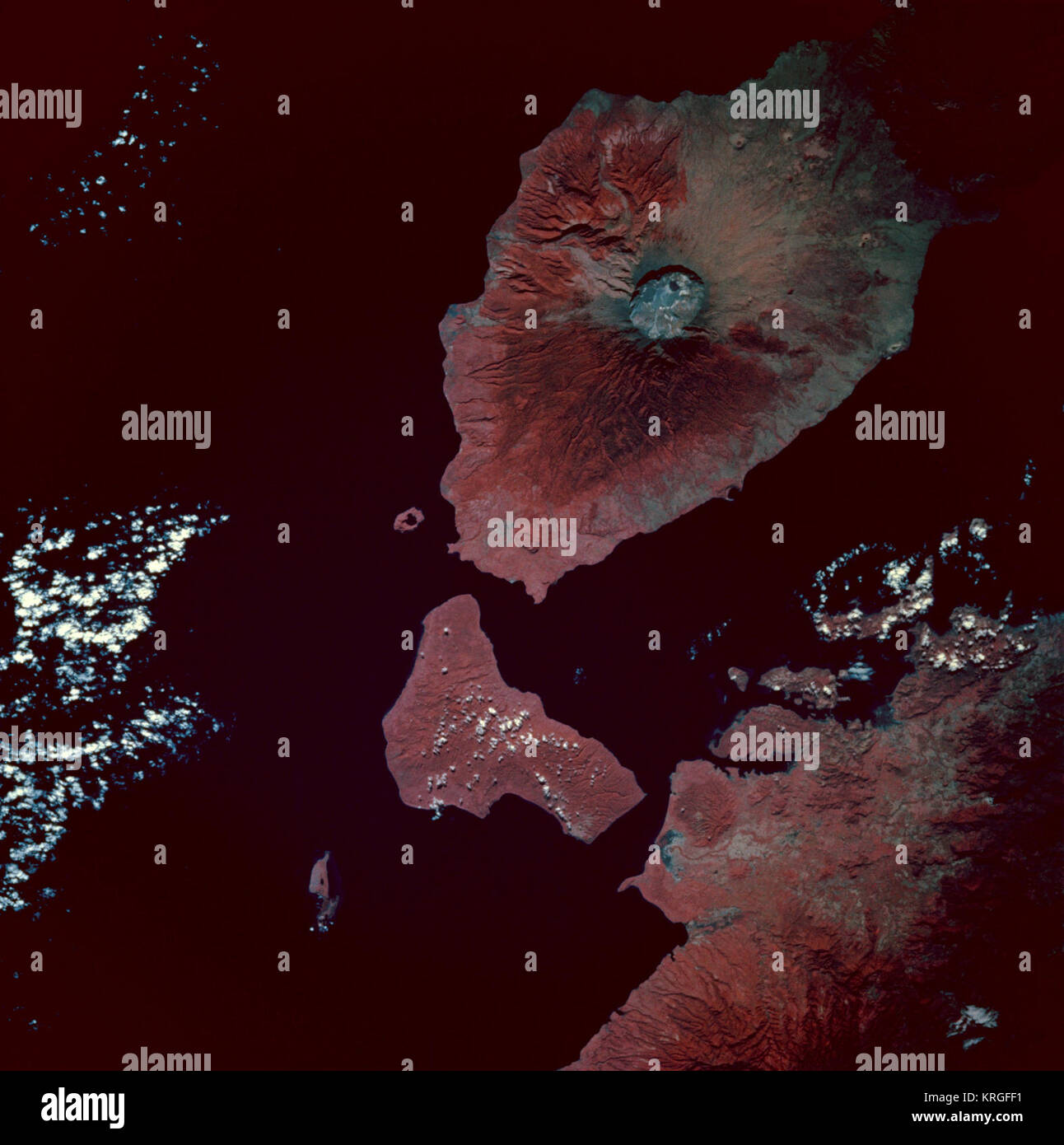 Tambora EFS highres STS 049 STS 049-97-54 Stockfoto