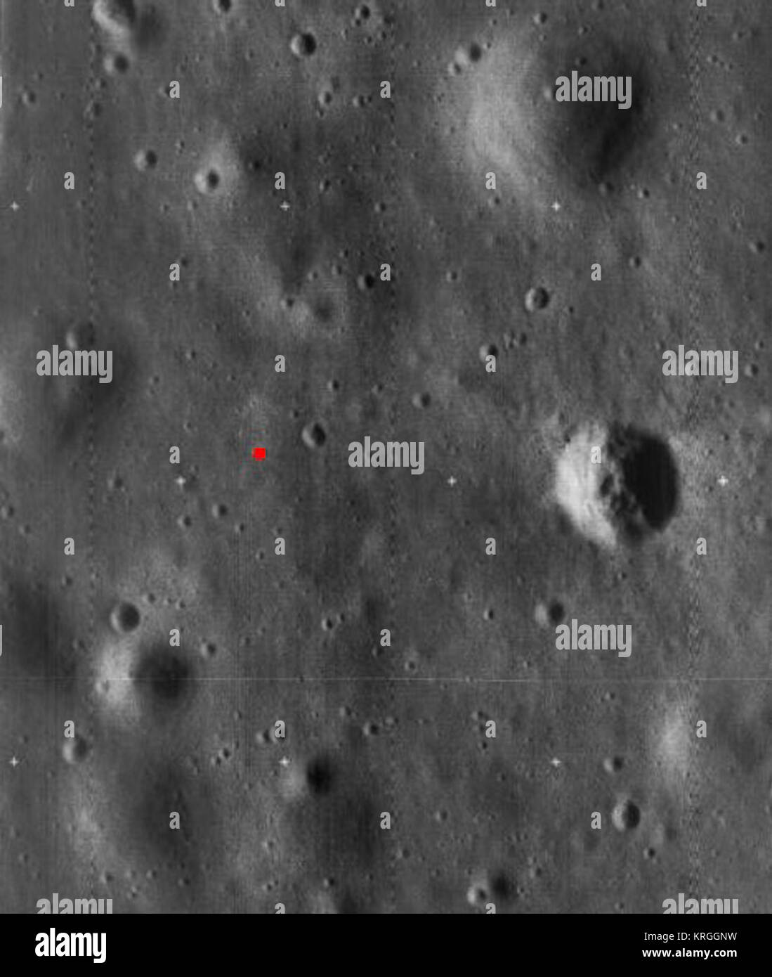 Apollo 11 Landegebiet 5076 h3 Stockfoto