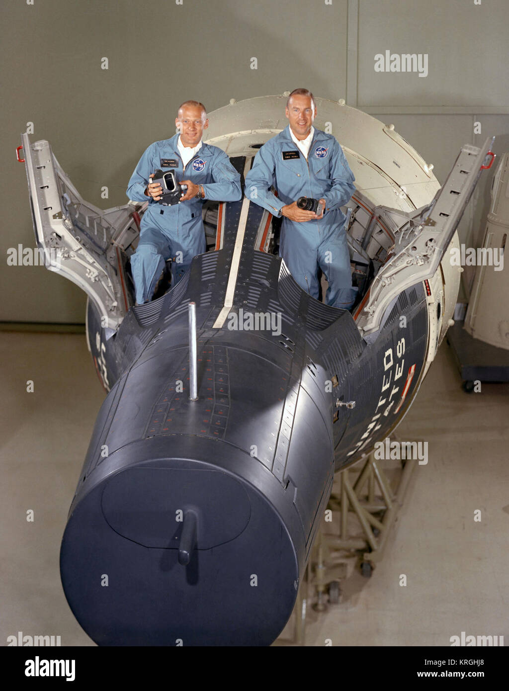 Gemini 12 prime Crew (Aldrin und Lovell) Stockfoto