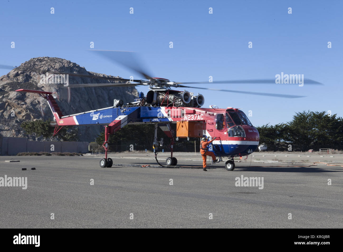 Sikorsky S-64 Skycrane (KSC -2013-4512) Stockfoto