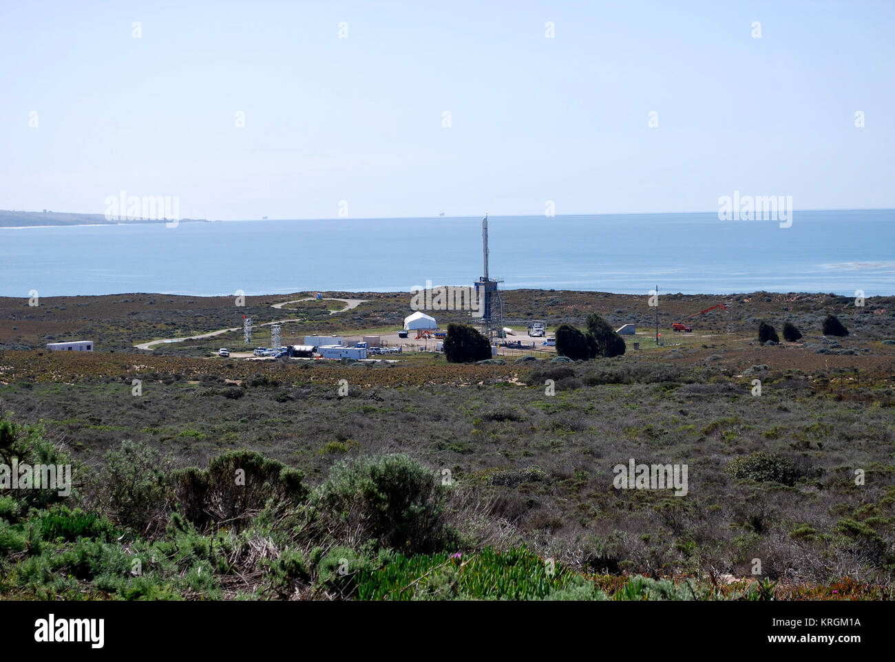 Taurus Launch Complex 576-E auf der Vandenberg AFB Stockfoto