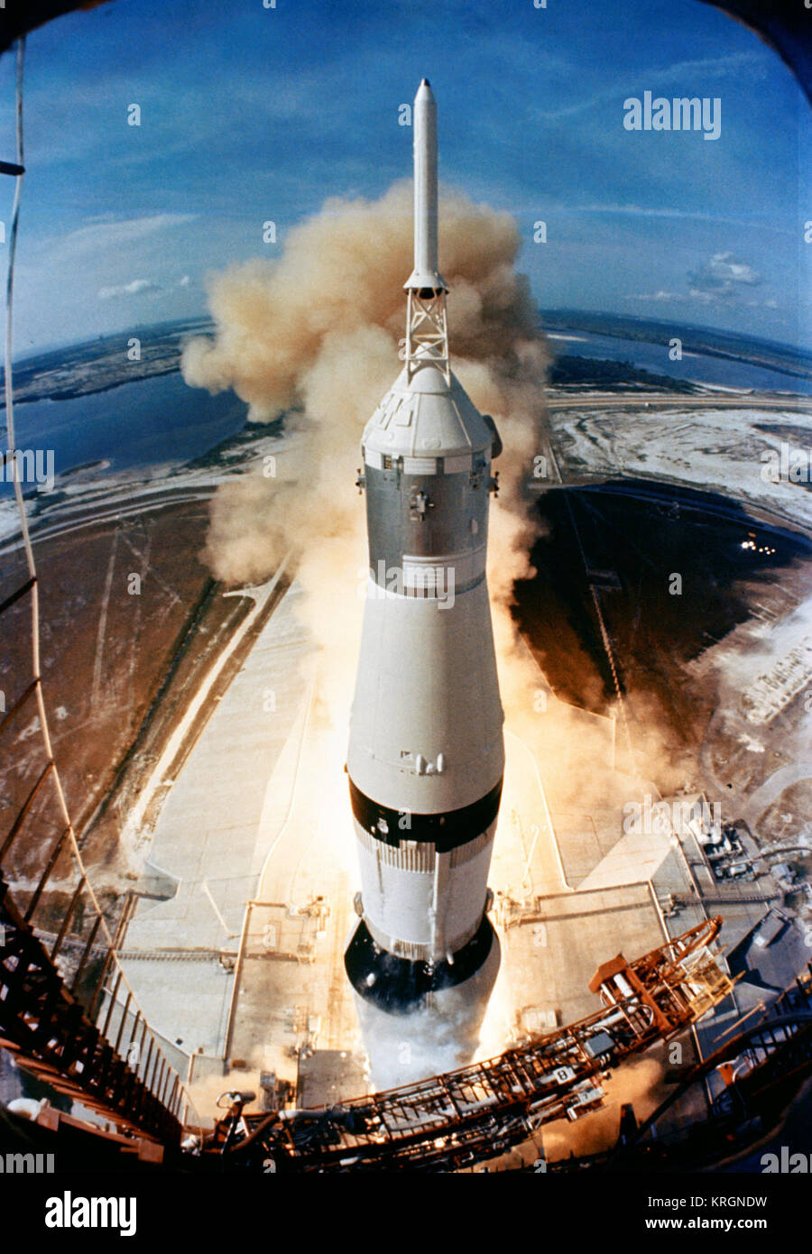 Start von Apollo 11 (14483749397) Stockfoto