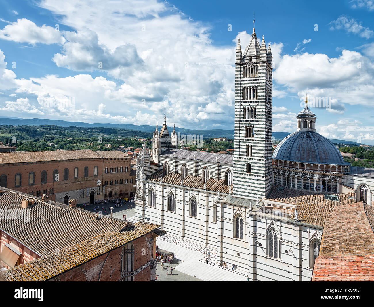 Dom von siena Stockfoto