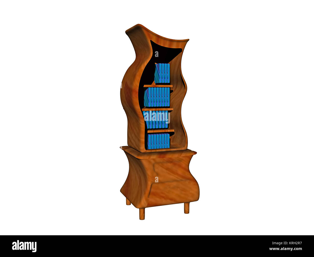 Optionale Bücherregal Stockfoto