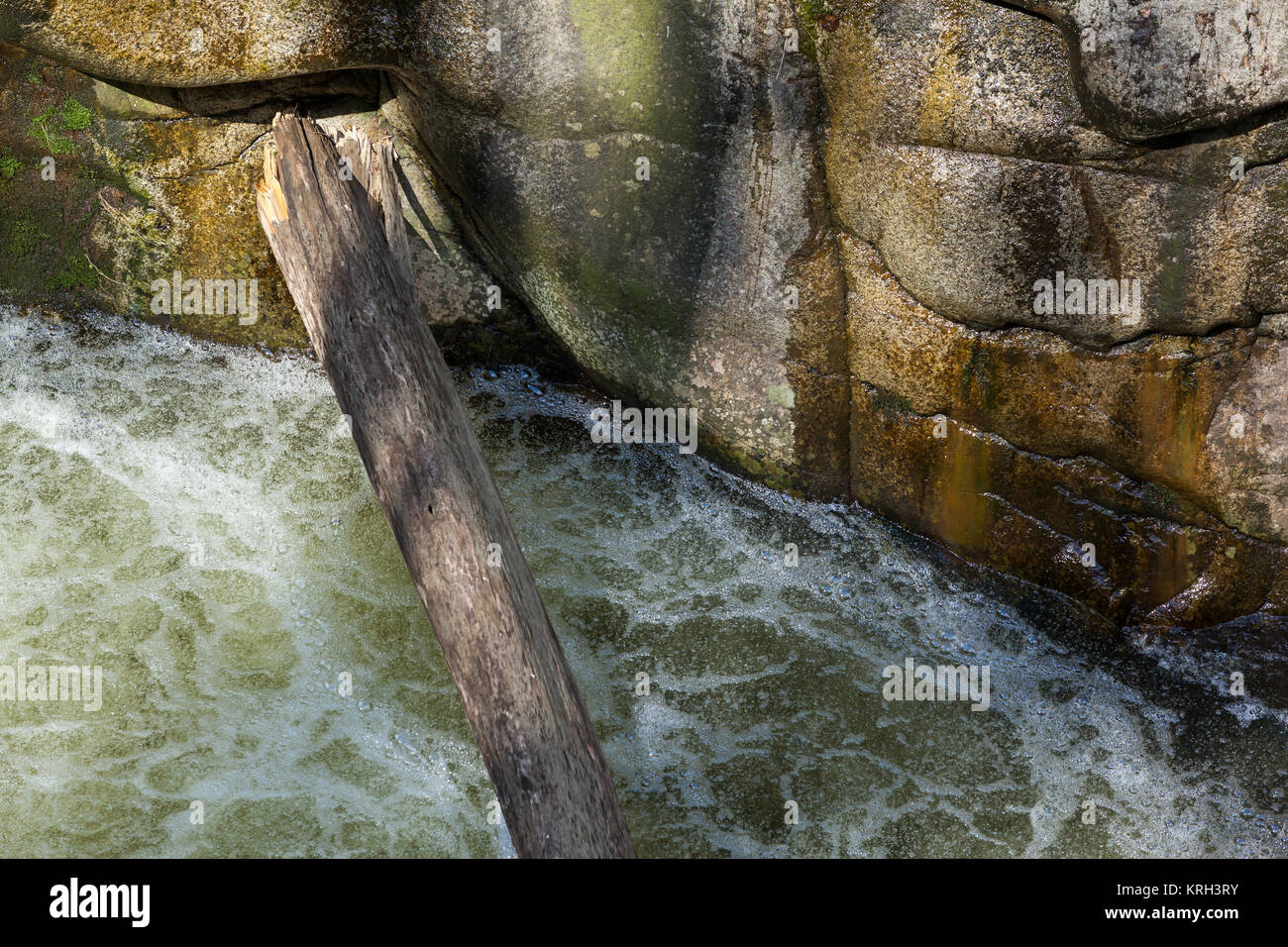 Bodekessel im Harz Bode Stockfoto
