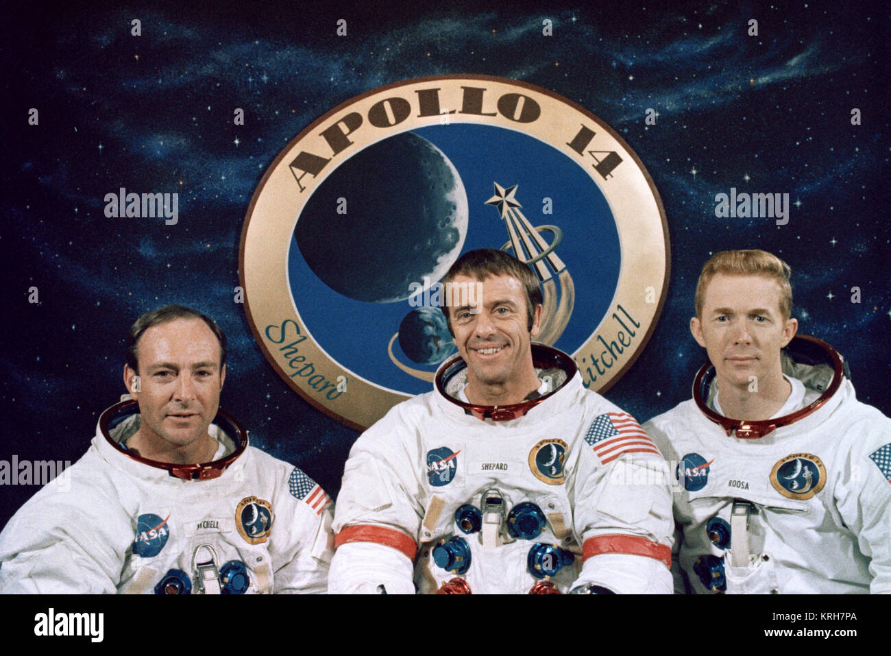 Apollo 14 Crew hohe Auflösung Stockfoto