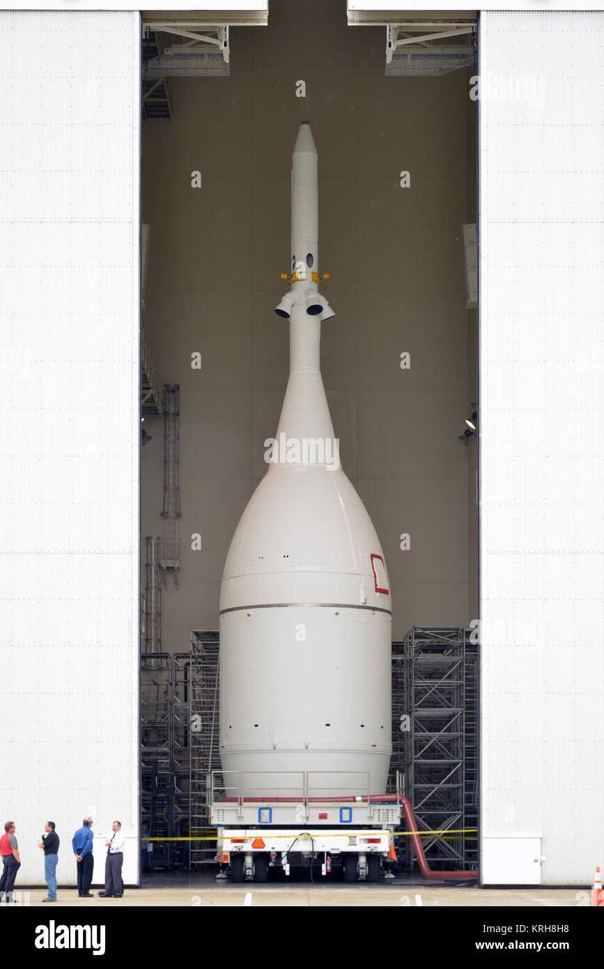 EFT-1 Orion Stapel Stockfoto