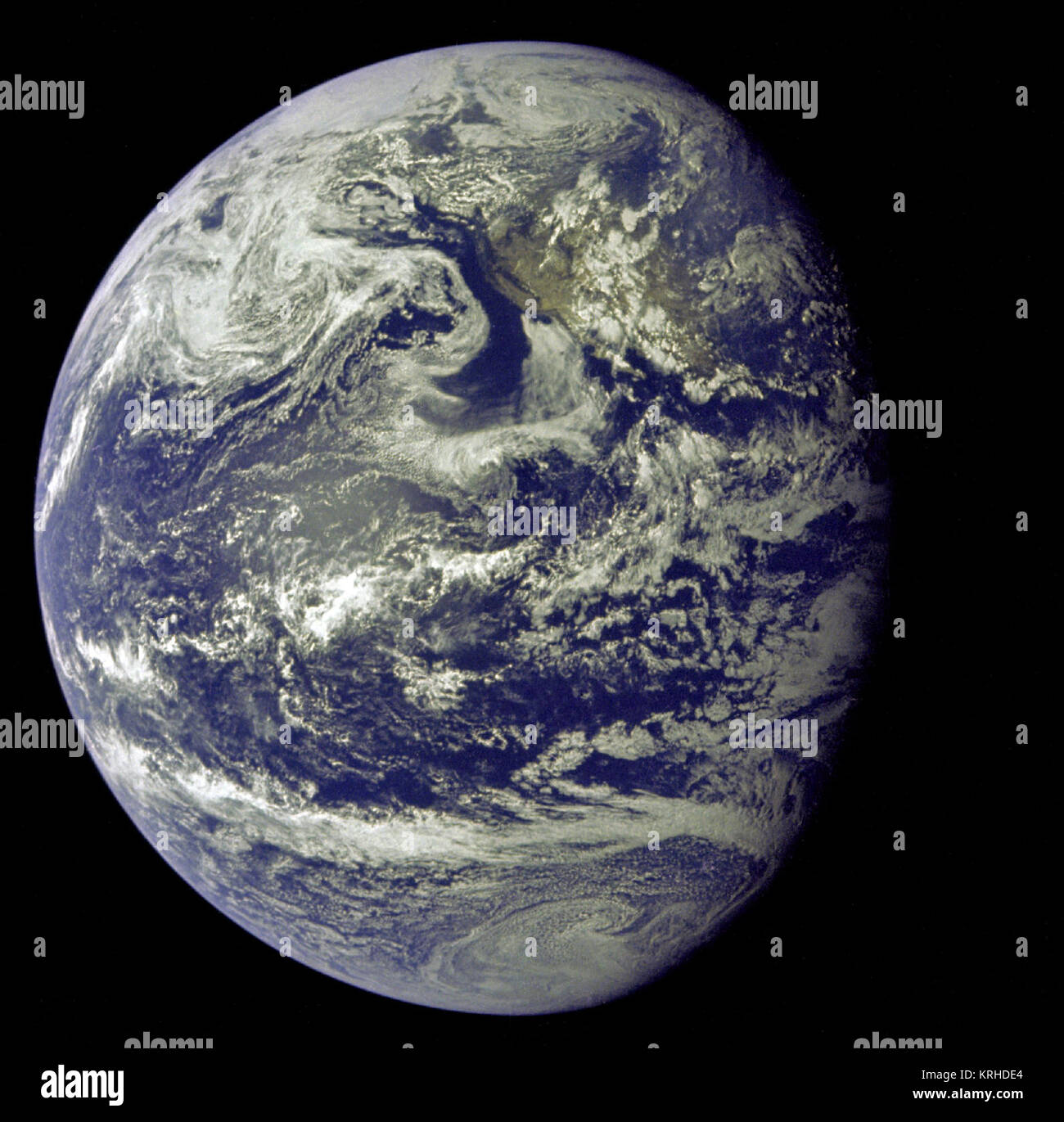 Apollo 11 Bild der Erde (wie 11-36 -5337) Stockfoto