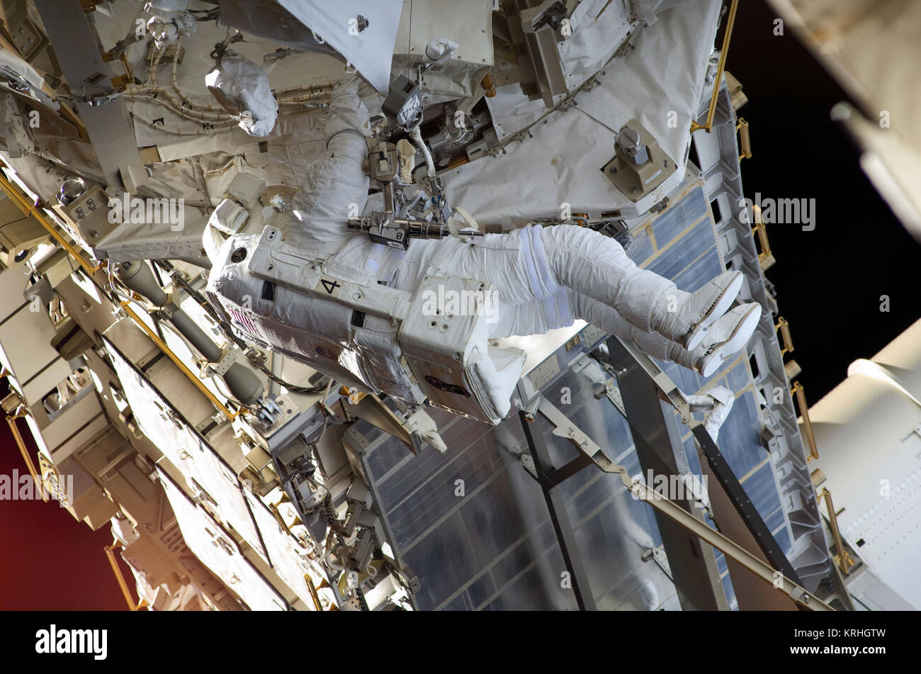 STS-126 EVA 4 Bowen Stockfoto