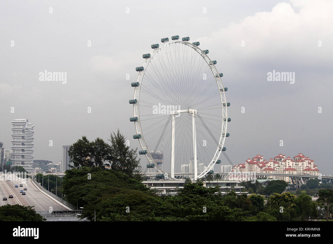 Singapore Flyer Stockfoto