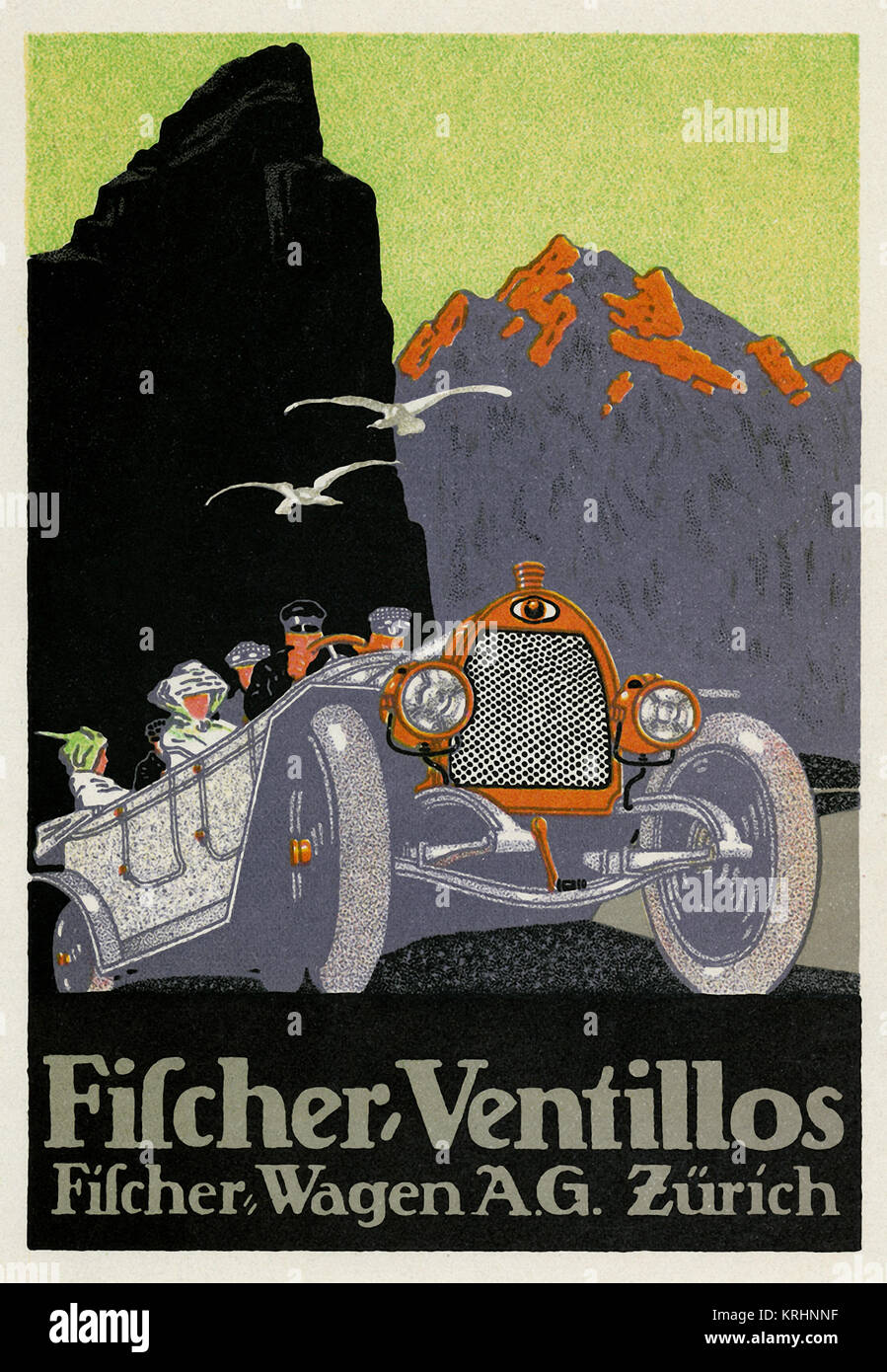 Fischer Automobile Stockfoto