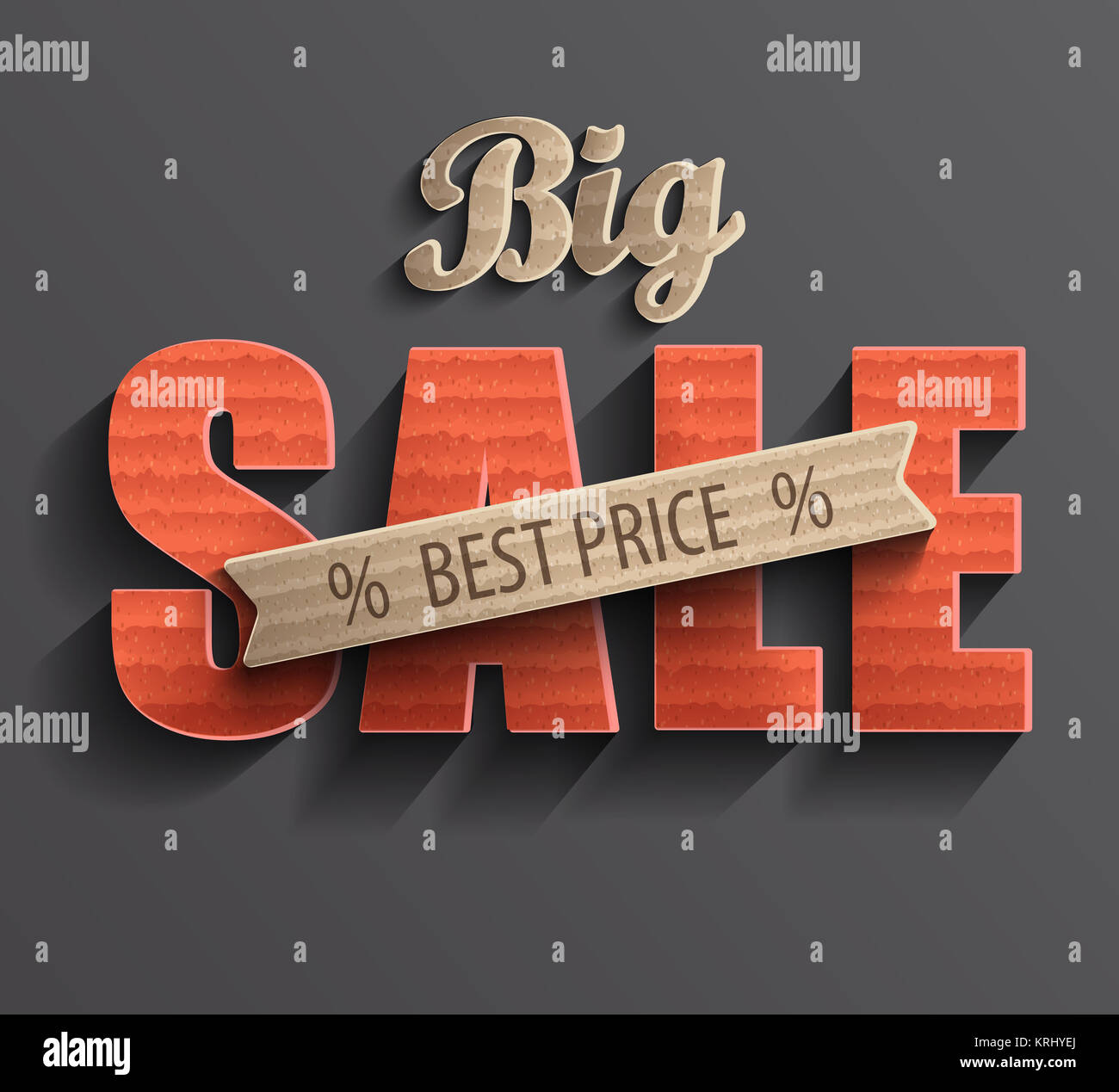 Poster Big sale. Stockfoto