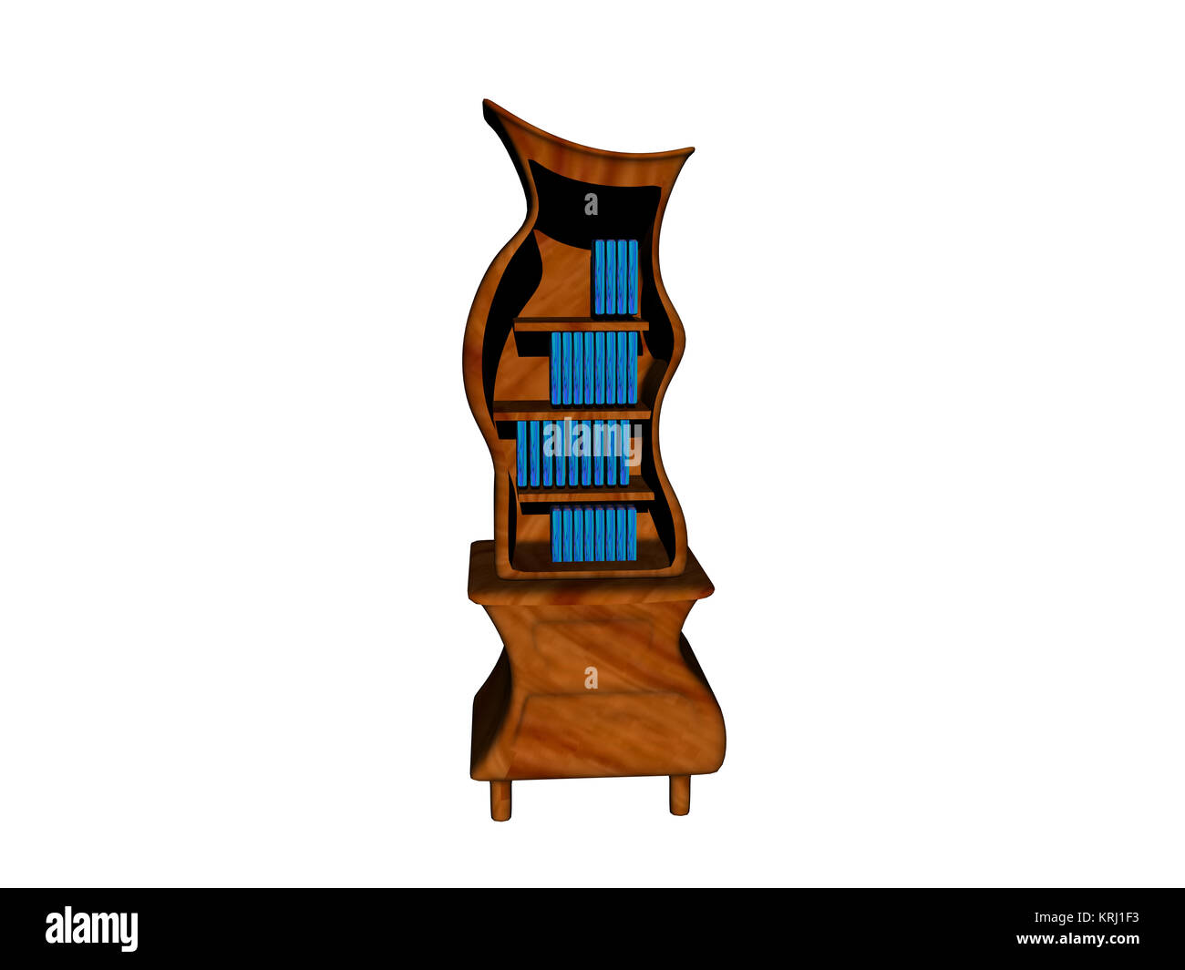 Optionale Bücherregal Stockfoto