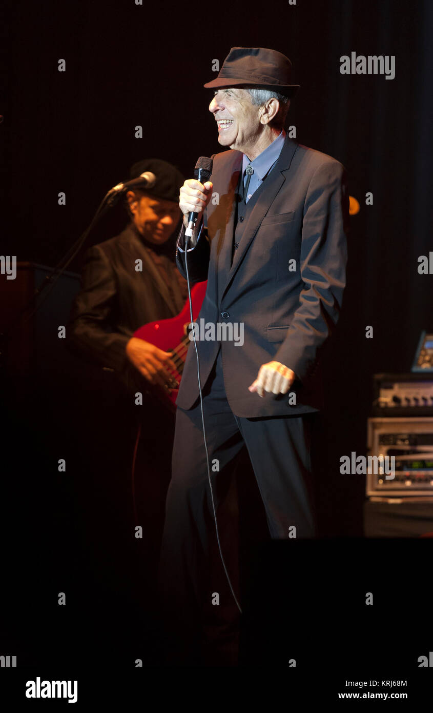 Leonard Cohen, der Big Chill 2008 Stockfoto