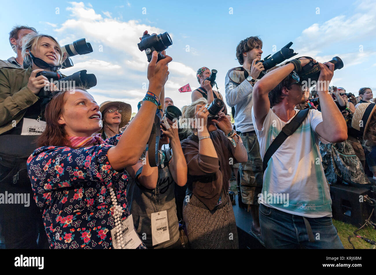 Fotografen, die Big Chill Stockfoto