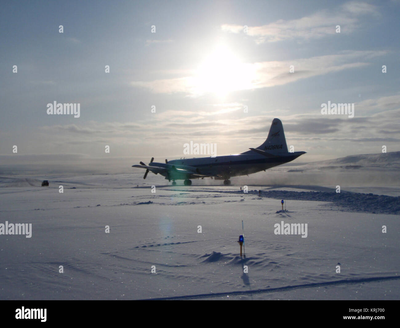 OLYMPUS DIGITALKAMERA P-3 Orion NASA ICE Brücke Flugzeug Stockfoto