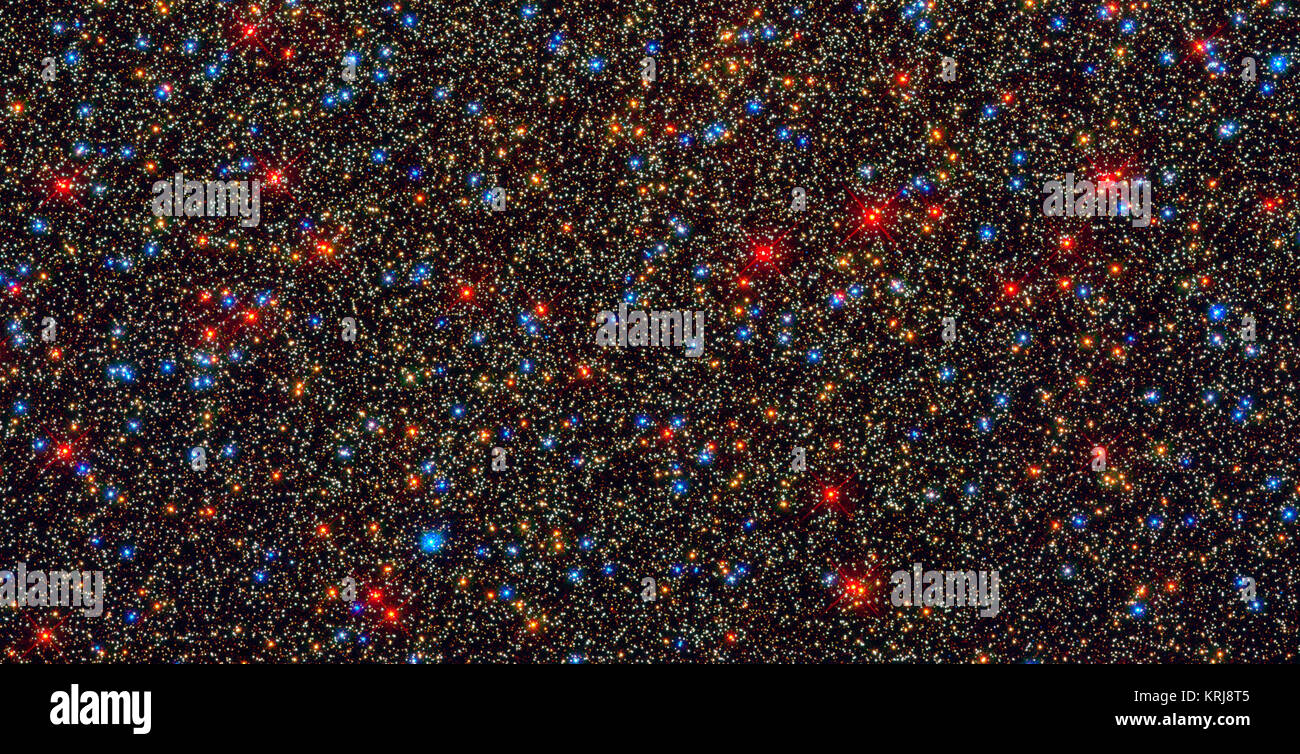 Kugelförmigen Sternhaufen Omega Centauri (NGC5913, durch das Hubble Space Telescope) Stockfoto