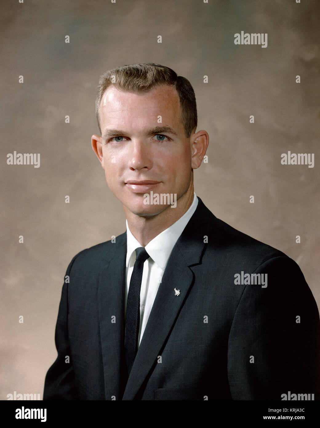 Astronaut David R. Scott (1964). Stockfoto