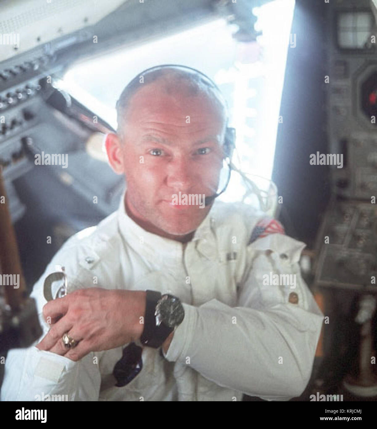 Buzz Aldrin Apollo 11. Stockfoto