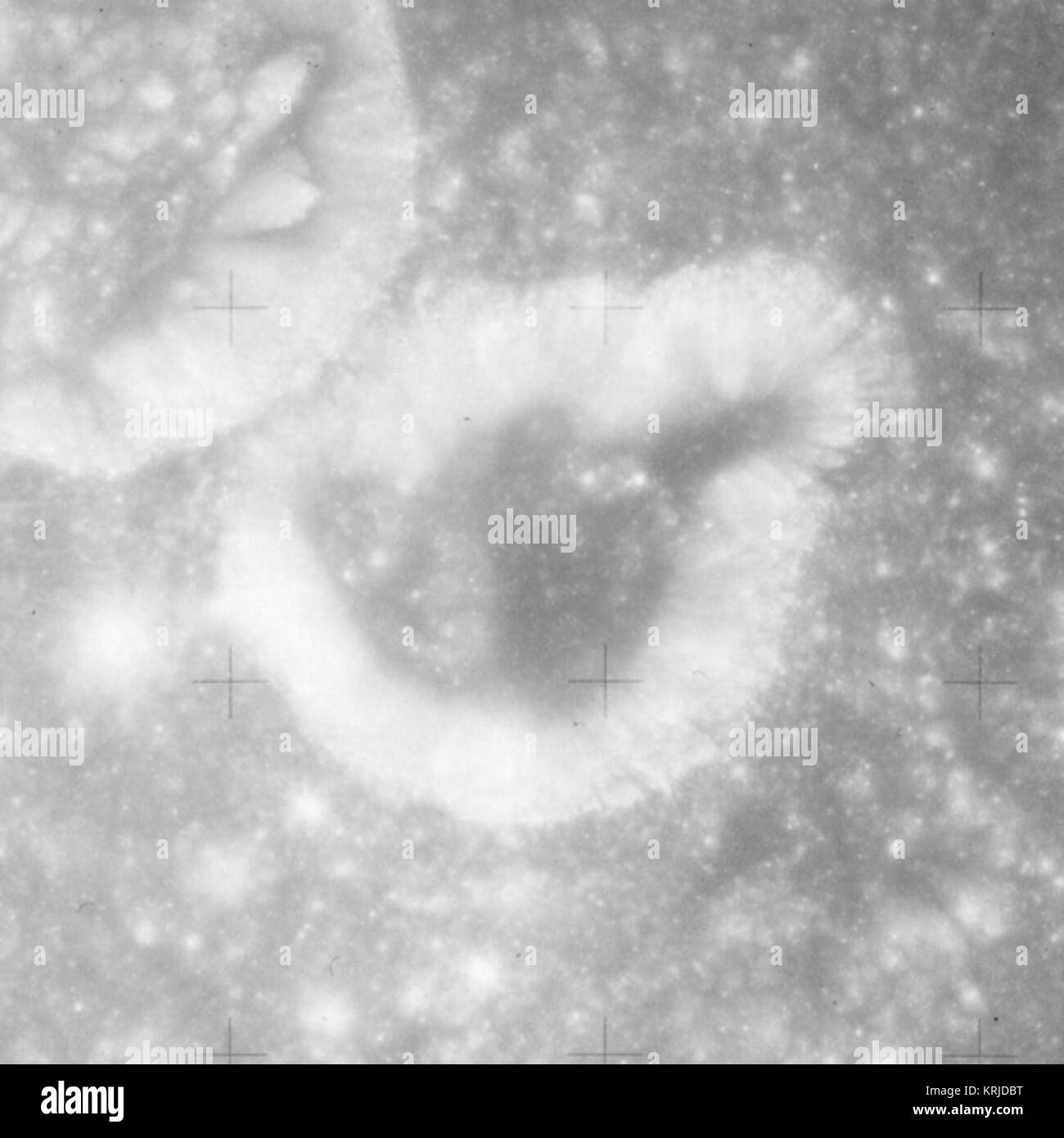 Van Albada Krater als 15-M -0945 Stockfoto