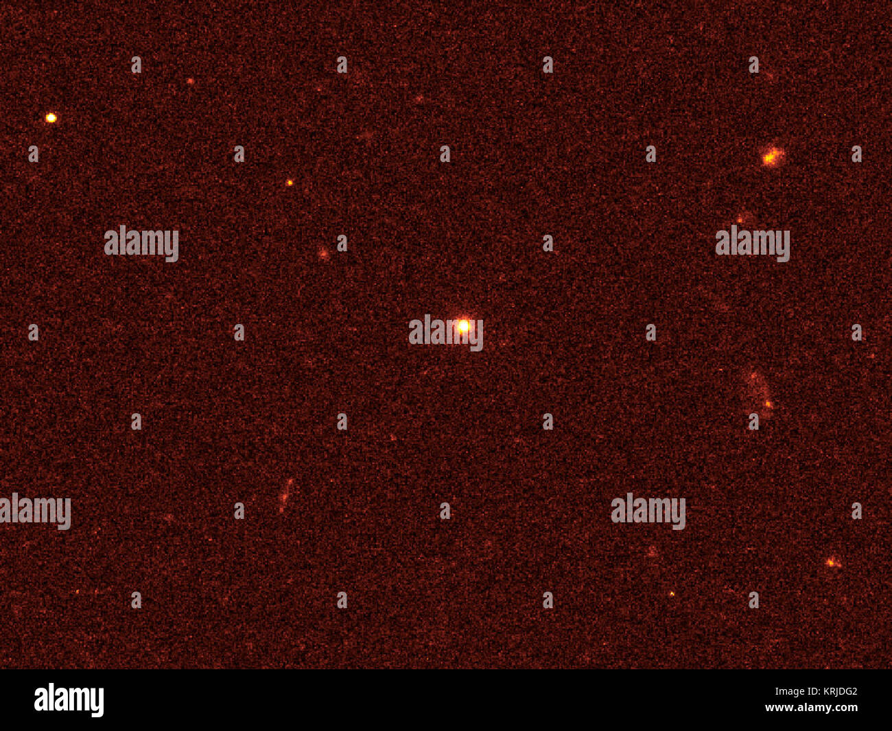 GRB 110328 EIN (durch das Hubble Space Telescope erfasst) Stockfoto