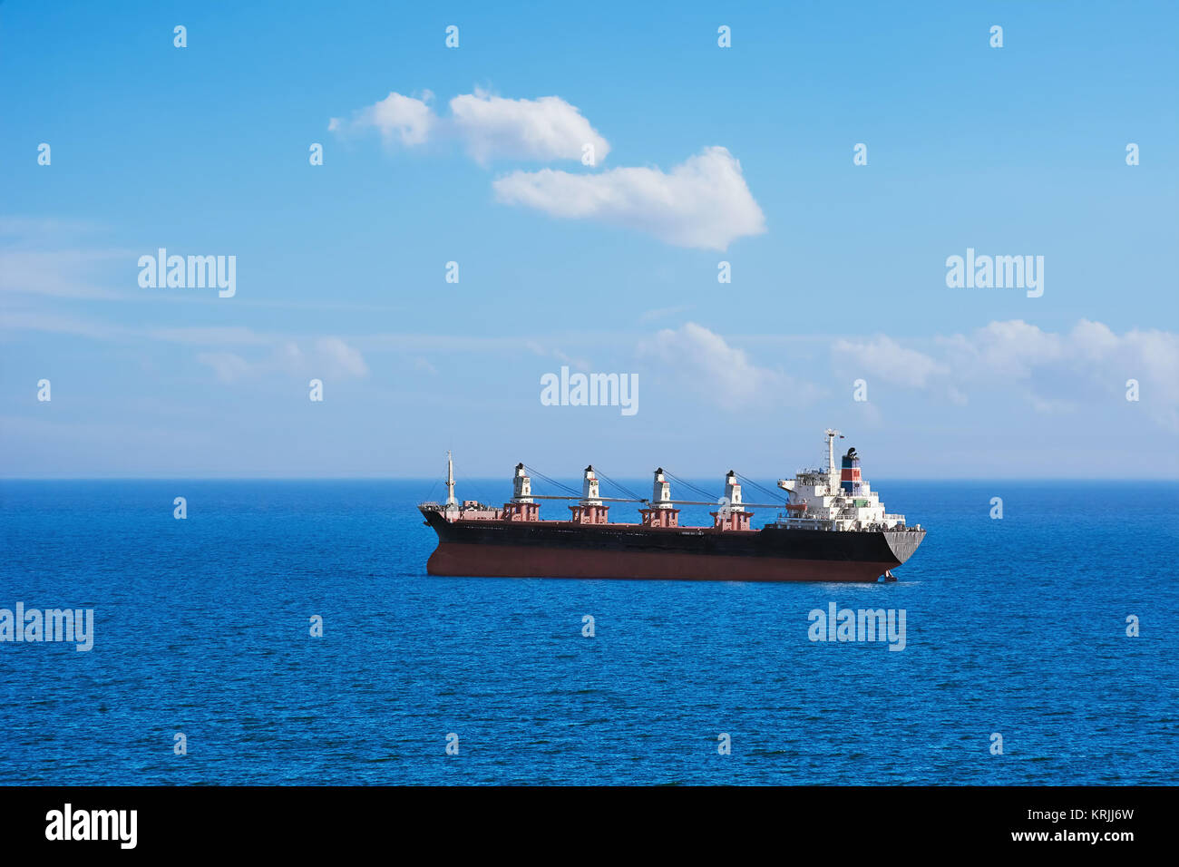 Bulk Carrier Schiff Stockfoto