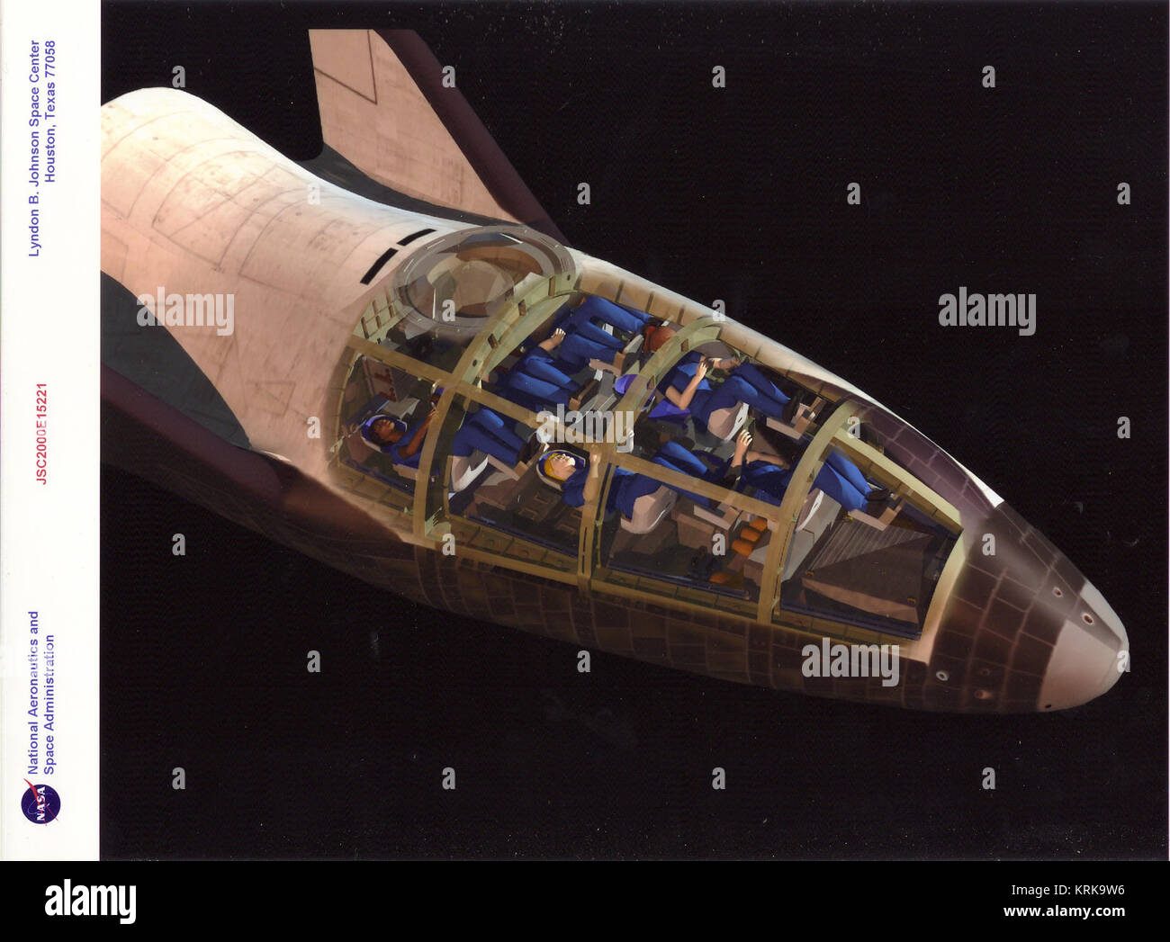 X-38 Crew Stockfoto