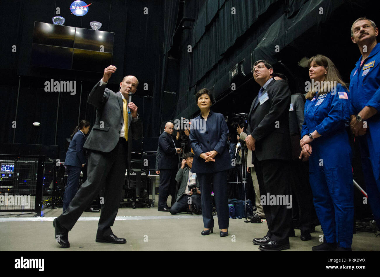 Präsident Park Geun-hye von Südkorea Visits NASA Goddard (22147108486) Stockfoto