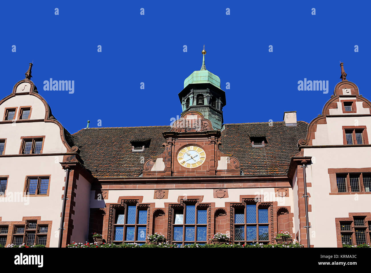 Das alte Rathaus in freiburg im breisgau Stockfoto
