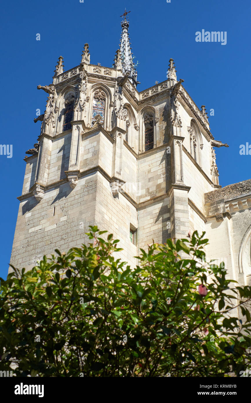 Kapelle von Saint-Hubert in Amboise an der Loire in Frankreich. Stockfoto