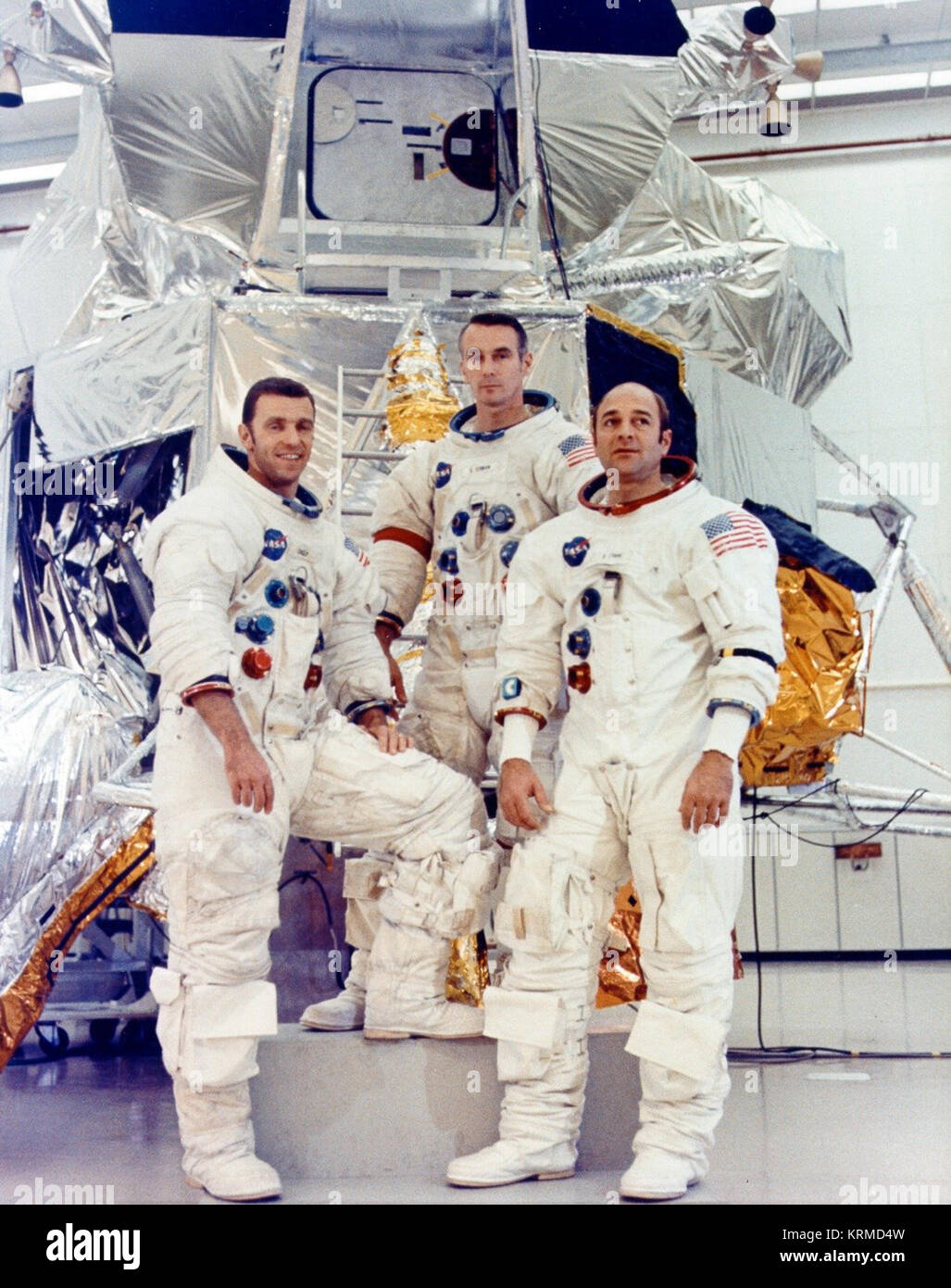 Apollo 14 backup Crew Stockfoto