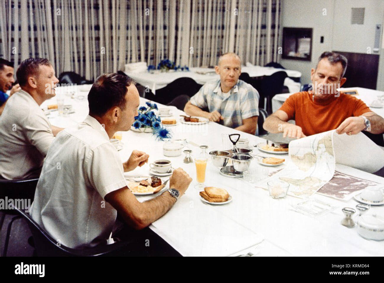 Apollo 11 Start Frühstück Stockfoto