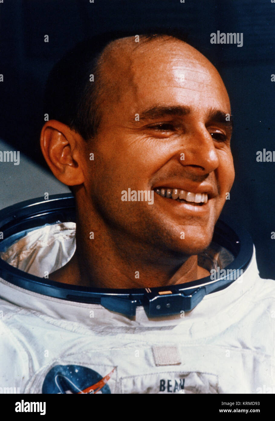 Al Bean während EVA die Ausbildung in der Flight Crew Support Gebäude Stockfoto