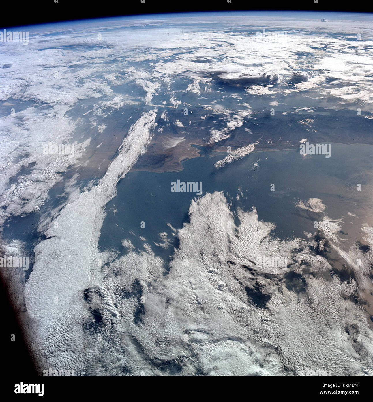 Apollo-11 - Erdbeobachtung Stockfoto